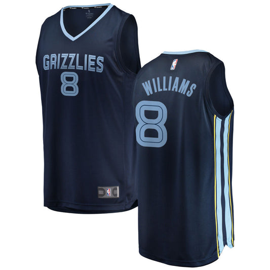 Ziaire Williams Memphis Grizzlies Fanatics Branded 2018/19 Fast Break Replica Jersey Navy - Icon Edition