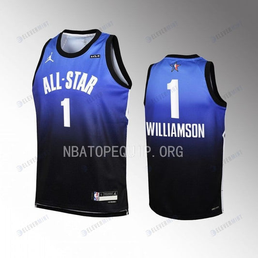 Zion Williamson 1 New Orleans Pelicans 2023 NBA All-Star Men Jersey - Orange