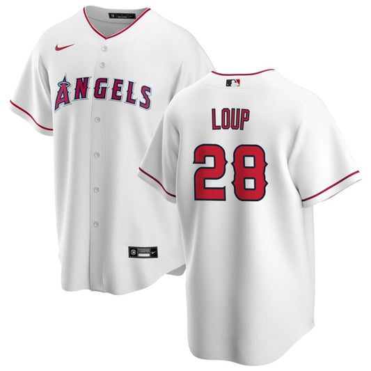 Aaron Loup Los Angeles Angels Nike Home Replica Jersey - White