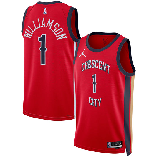 Zion Williamson New Orleans Pelicans Jordan Brand Unisex Swingman Jersey - Statement Edition - Red