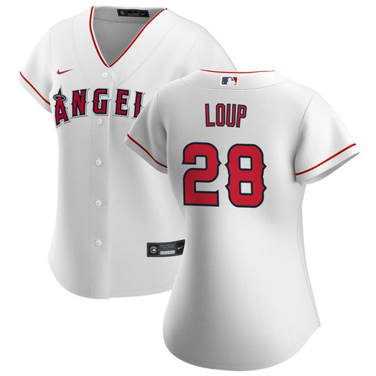 Aaron Loup Los Angeles Angels Nike Women's Home Replica Jersey - White