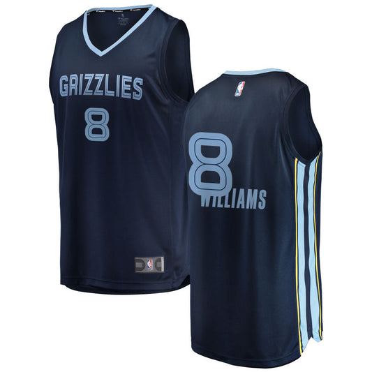 Ziaire Williams Memphis Grizzlies Fanatics Branded Youth 2018/19 Fast Break Replica Jersey Navy - Icon Edition