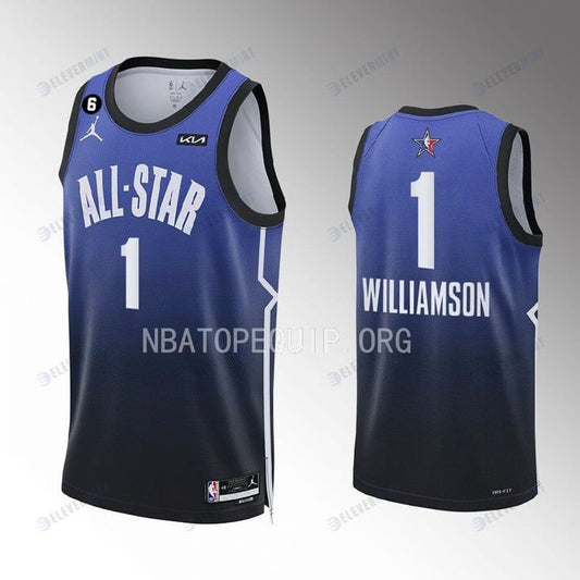 Zion Williamso 1 New Orleans Pelicans 2023 NBA All-Star Men Jersey - Orange